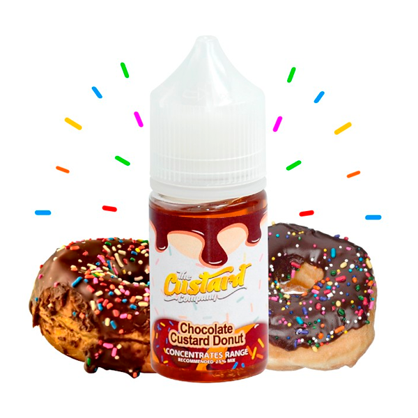 Aroma Chocolate Custard Donut - The Custard Company