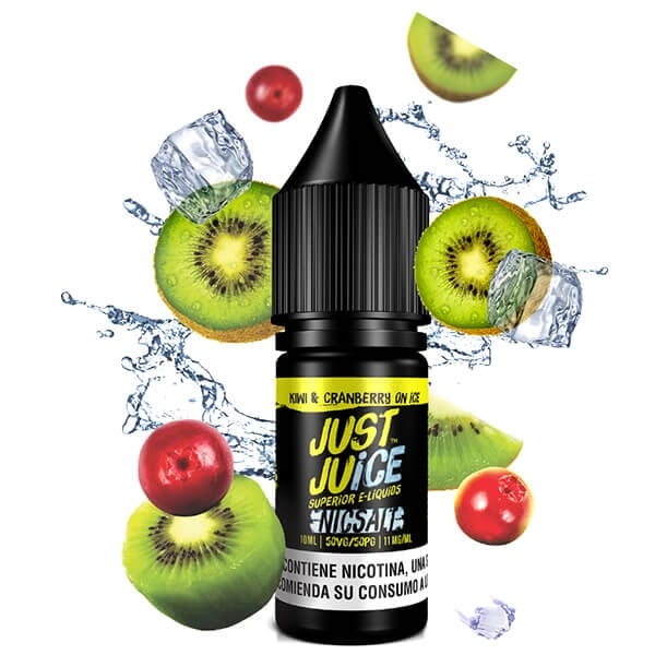 Just Juice Nic Salt Kiwi & Cranberry On Ice (outlet)