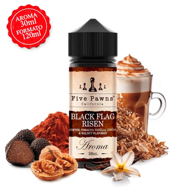 Aroma Black Flag Risen - Five Pawns 30ml (Longfill)
