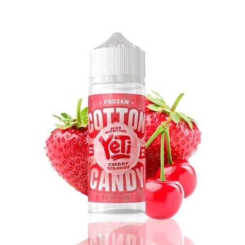 Cotton Candy Frozen Cherry Strawbs - Yeti Ice 100ml