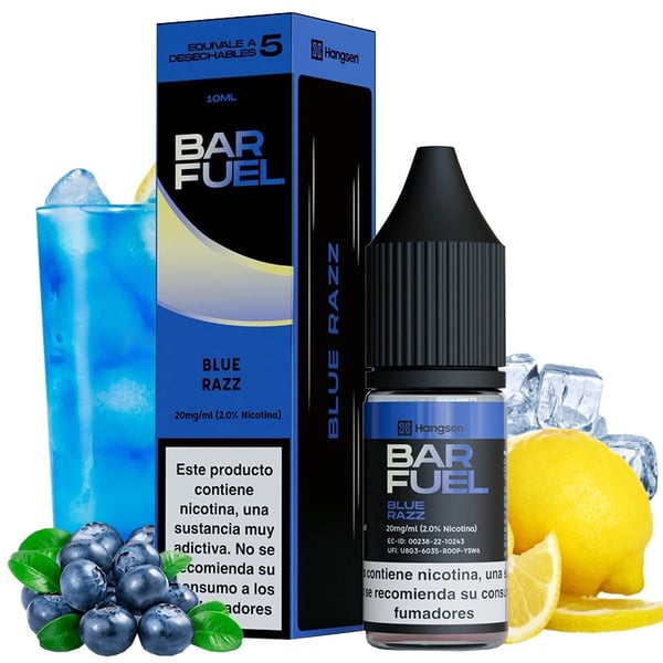Sales Blue Razz - Bar Fuel by Hangsen