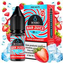 Sales Super Strawberry Ice - Bar Juice by Bombo 10ml