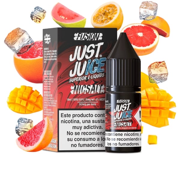 Just Juice Fusion Nic Salt Blood Orange Mango On Ice