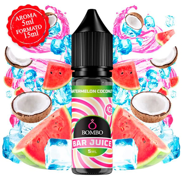 Aroma Watermelon Coconut Ice - Bar Juice by Bombo 5ml (Longfill)