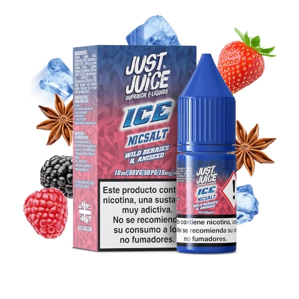 Sales Wild Berries Aniseed - Just Juice Ice Nic Salts 10ml