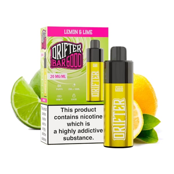 Vaper desechable Lemon Lime - Drifter Bar 6000