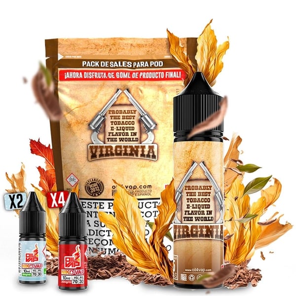 Pack Virginia + NikoVaps - Oil4Vap Sales - 60ml