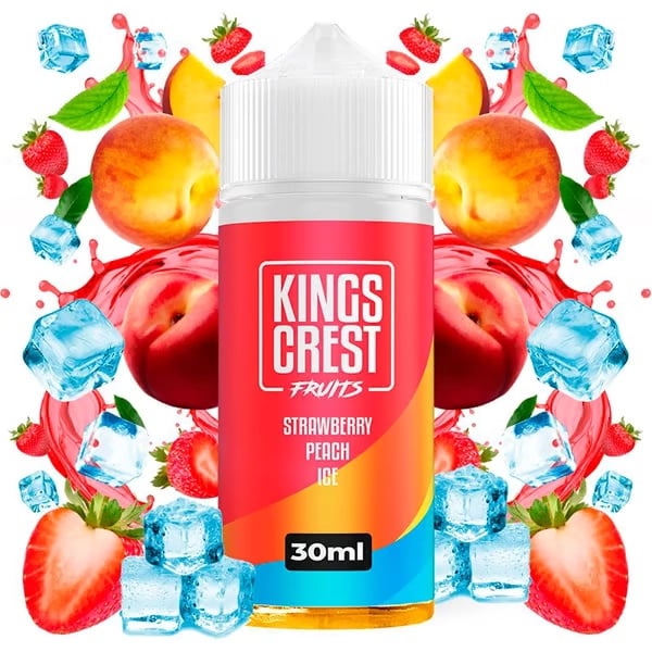 Aroma Strawberry Peach Ice - Kings Crest (Longfill)