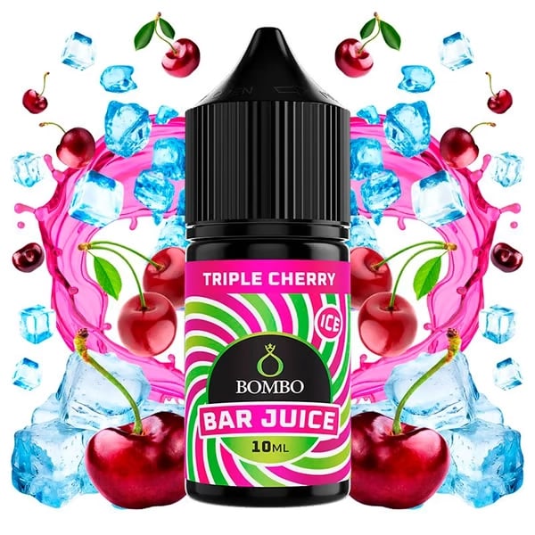 Aroma Triple Cherry Ice - Bar Juice by Bombo (Longfill para Sales)