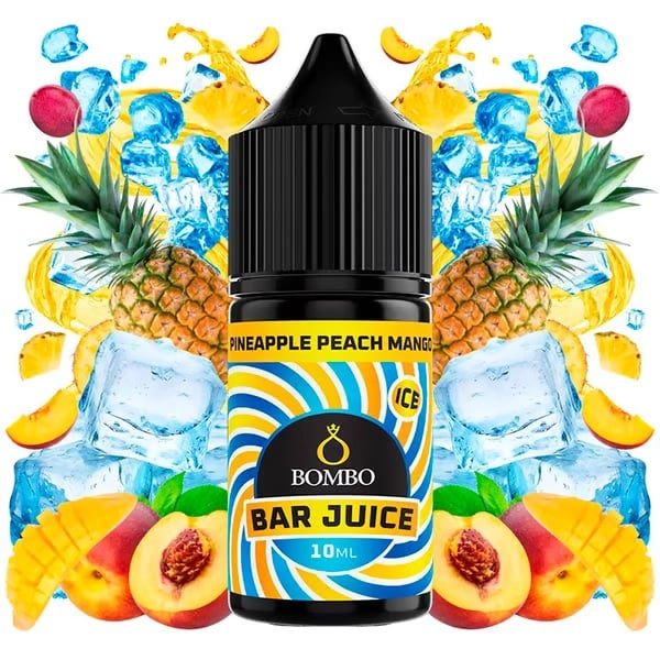 Aroma Pineapple Peach Mango Ice - Bar Juice by Bombo (Longfill para Sales)