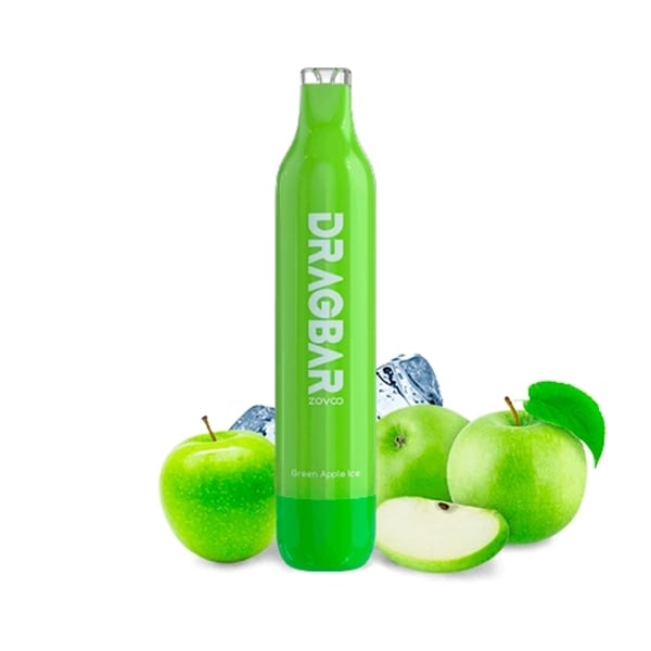Voopoo Zovoo Dragbar 5000 Green Apple Ice - Pod desechable