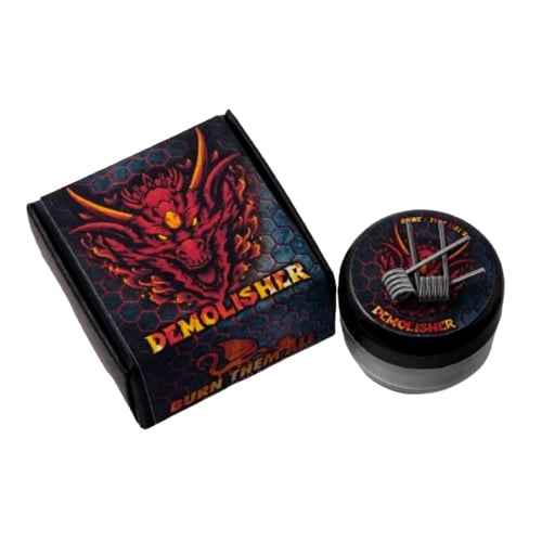 Demolisher 0.10 ohm Dual SS316L+N80 - Burn Them All Coils