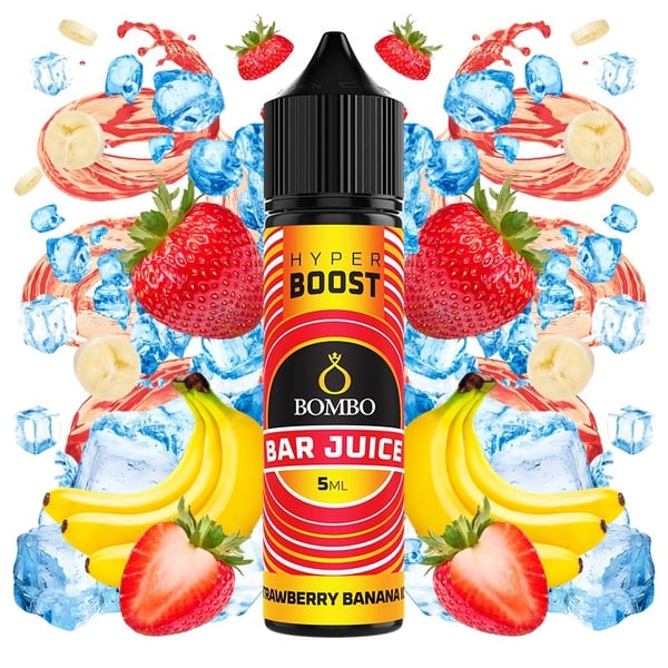 Aroma Strawberry Banana Ice - Bar Juice Hyper Boost by Bombo (Longfill)