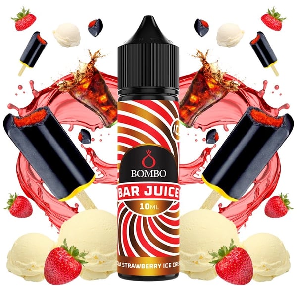 Aroma Cola Strawberry Ice Cream - Bar Juice by Bombo (Longfill)