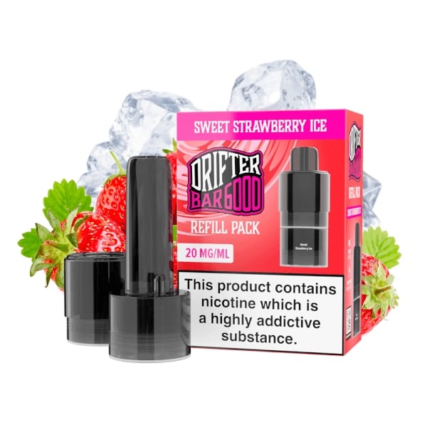 Recambio Precargado Sweet Strawberry Ice - Drifter Bar 6000