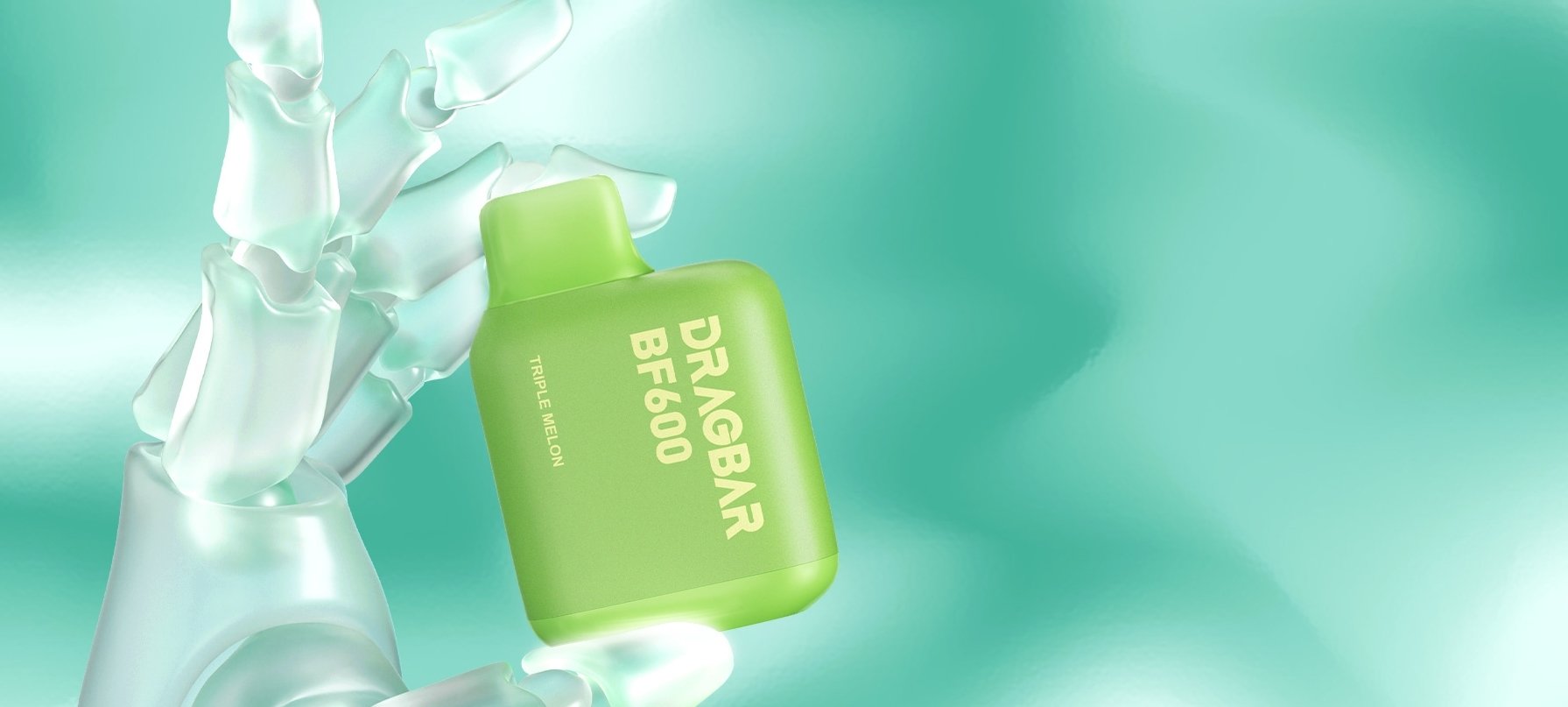 Pod Desechable Green Apple Ice - Voopoo Zovoo Disposable Dragbar BF600