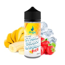 Aroma Strawberry Banana Ice - Drops Bar Juice (Longfill)