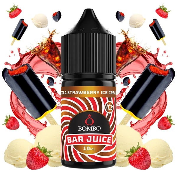Aroma Cola Strawberry Ice Cream - Bar Juice by Bombo (Longfill para Sales) 