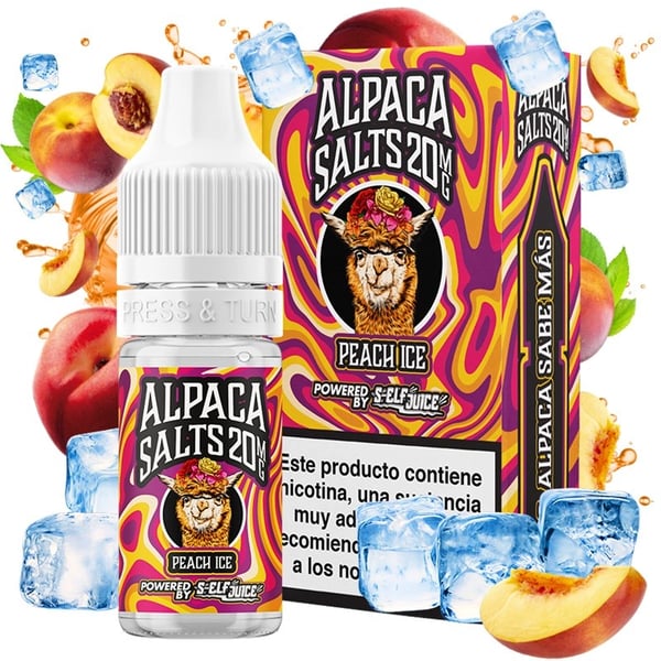 Peach Ice - Alpaca Salts 10ml
