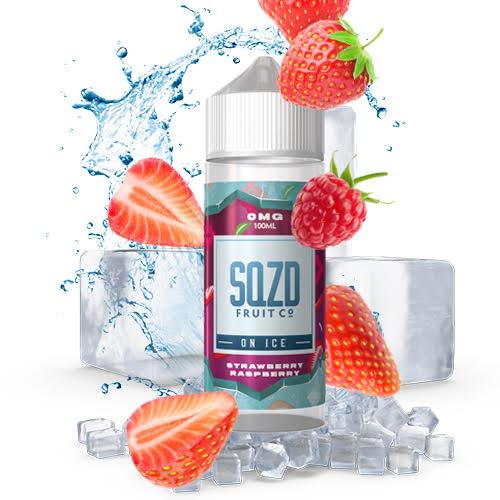 SQZD Fruit Co Strawberry Raspberry On Ice