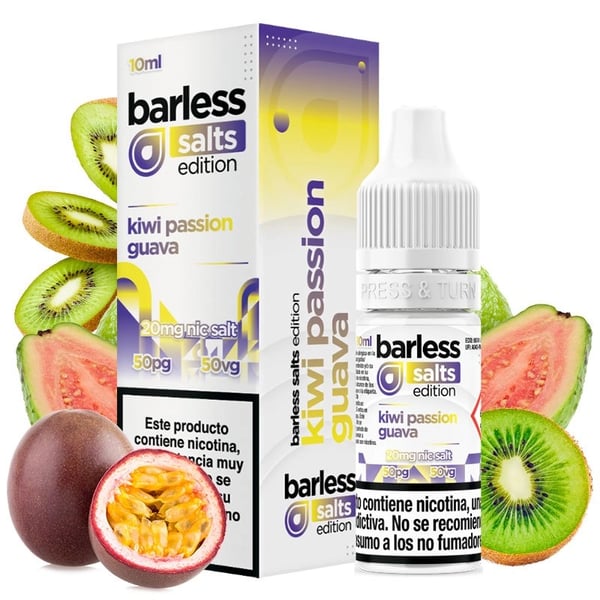 Sales Kiwi Passion Guava - Barless Salts Edition 10ml