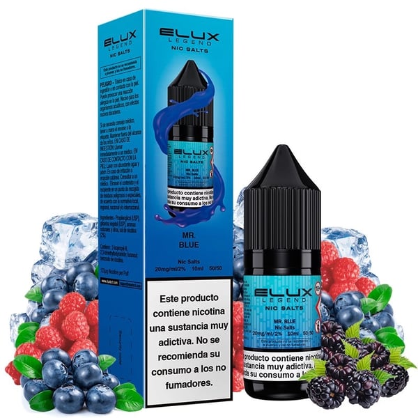 Sales Mr Blue - Elux Nic Salts 10ml