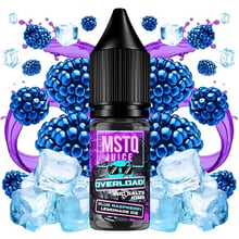 Sales Blue Raspberry Lemonade Ice - MSTQ Juice Overload Nic Salts 10ml