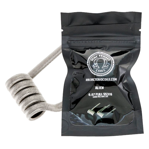 Bacterio Coils - Alien SS316 (Resistencias Artesanales)