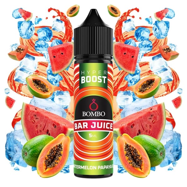Aroma Watermelon Papaya Ice - Bar Juice Hyper Boost by Bombo (Longfill)