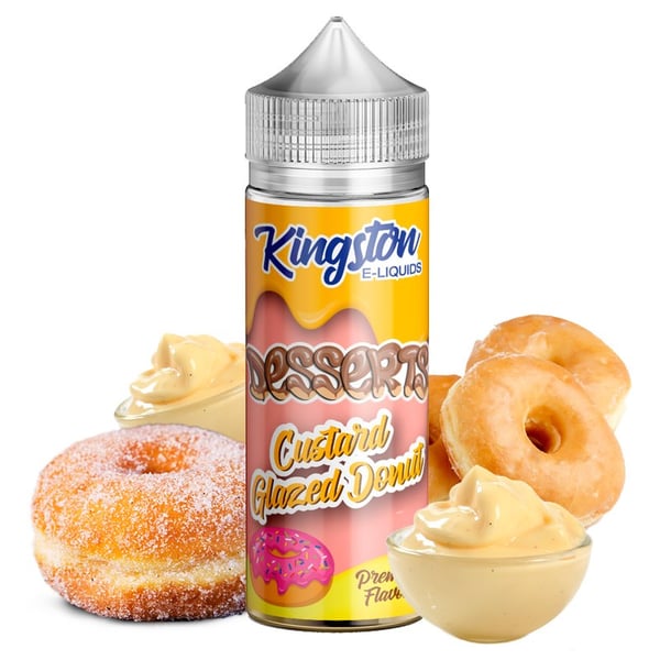 Custard Glazed Donut 100ml - Kingston