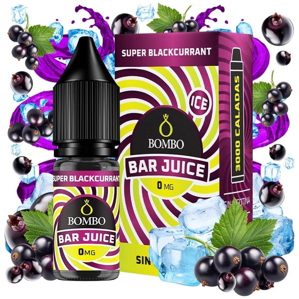 Sales Super Blackcurrant - Bar Juice by Bombo 10ml