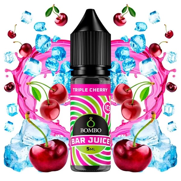 Aroma Triple Cherry Ice - Bar Juice by Bombo (Longfill para Sales)