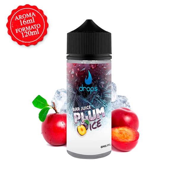 Aroma Plum Ice - Drops Bar Juice (Longfill)