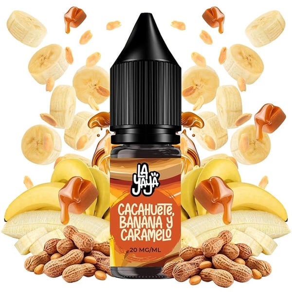 Sales Cacahuete, Banana y Caramelo - La Yaya Salt 10ml