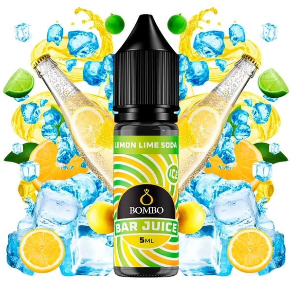 Aroma Lemon Lime Soda Ice - Bar Juice by Bombo (Longfill para Sales)