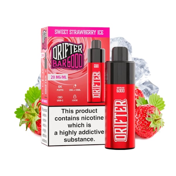 Vaper desechable Sweet Strawberry Ice - Drifter Bar 6000
